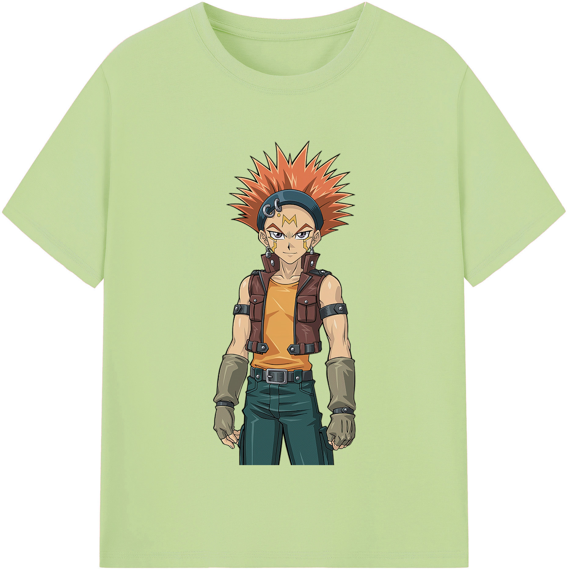 （画像用） 遊☆戯☆王 Yu-Gi-Oh! 綿100％半袖Tシャツ（フロントプリント）